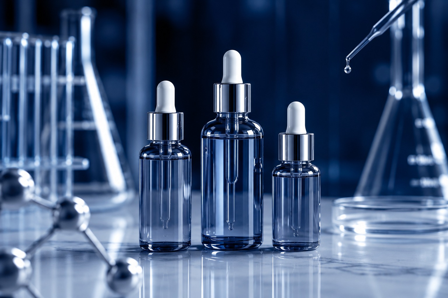 Professional cosmetic formulation laboratory for Cuvera